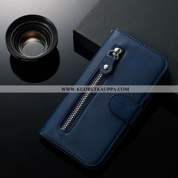 Kuori Samsung Galaxy A60, Kuoret Samsung Galaxy A60, Kotelo Samsung Galaxy A60 Vetoketju Nahkakuori 