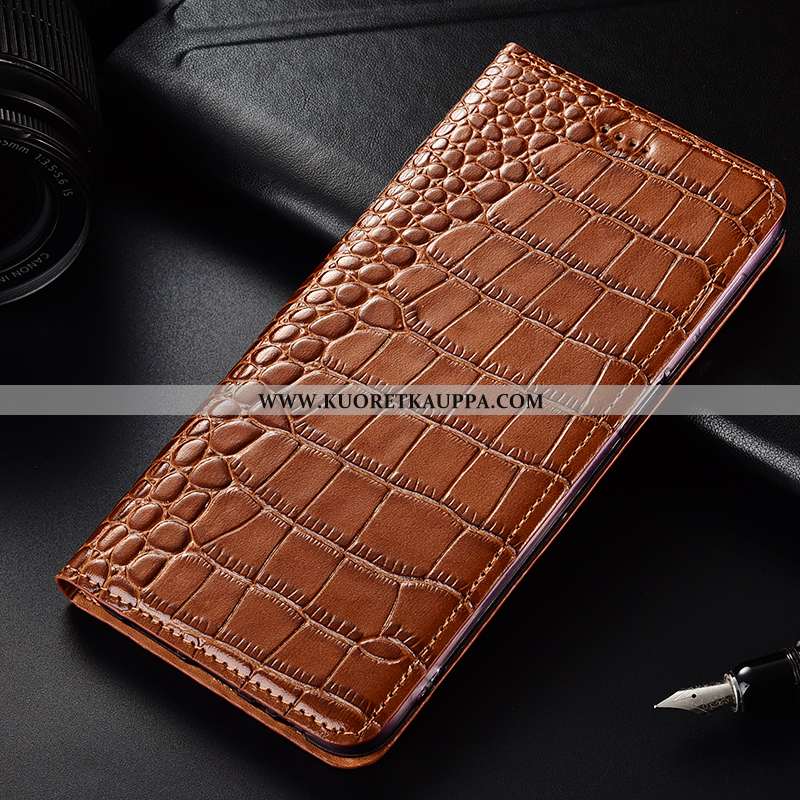 Kuori Samsung Galaxy A70, Kuoret Samsung Galaxy A70, Kotelo Samsung Galaxy A70 Aito Nahka Kukkakuvio