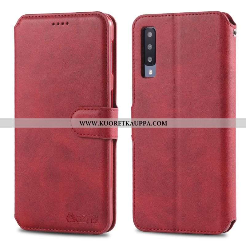 Kuori Samsung Galaxy A70, Kuoret Samsung Galaxy A70, Kotelo Samsung Galaxy A70 Nahka Pehmeä Neste Nä