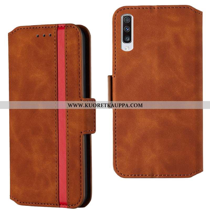 Kuori Samsung Galaxy A70, Kuoret Samsung Galaxy A70, Kotelo Samsung Galaxy A70 Nahkakuori Suojaus Si