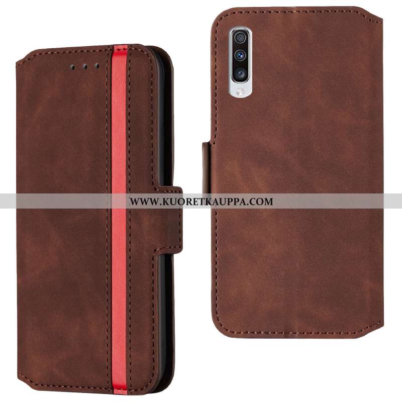 Kuori Samsung Galaxy A70, Kuoret Samsung Galaxy A70, Kotelo Samsung Galaxy A70 Nahkakuori Suojaus Si