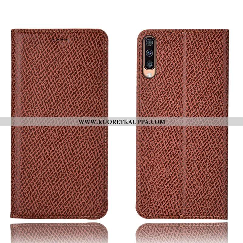 Kuori Samsung Galaxy A70s, Kuoret Samsung Galaxy A70s, Kotelo Samsung Galaxy A70s Nahkakuori Kukkaku