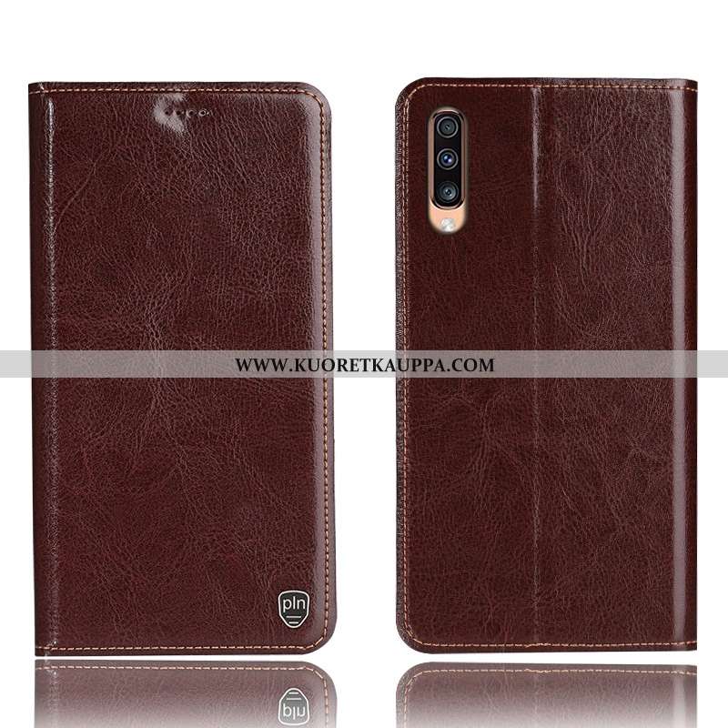 Kuori Samsung Galaxy A70s, Kuoret Samsung Galaxy A70s, Kotelo Samsung Galaxy A70s Nahkakuori Kukkaku