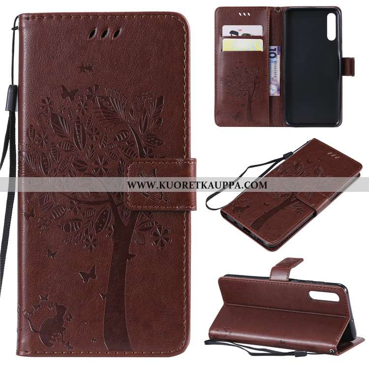 Kuori Samsung Galaxy A70s, Kuoret Samsung Galaxy A70s, Kotelo Samsung Galaxy A70s Nahkakuori Pehmeä 