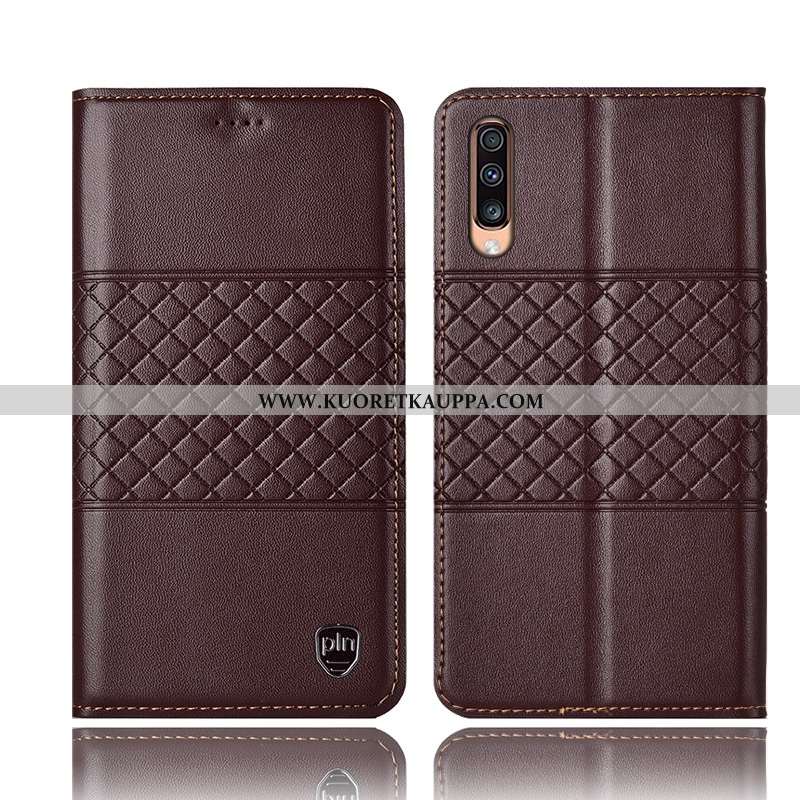 Kuori Samsung Galaxy A70s, Kuoret Samsung Galaxy A70s, Kotelo Samsung Galaxy A70s Nahkakuori Suojaus