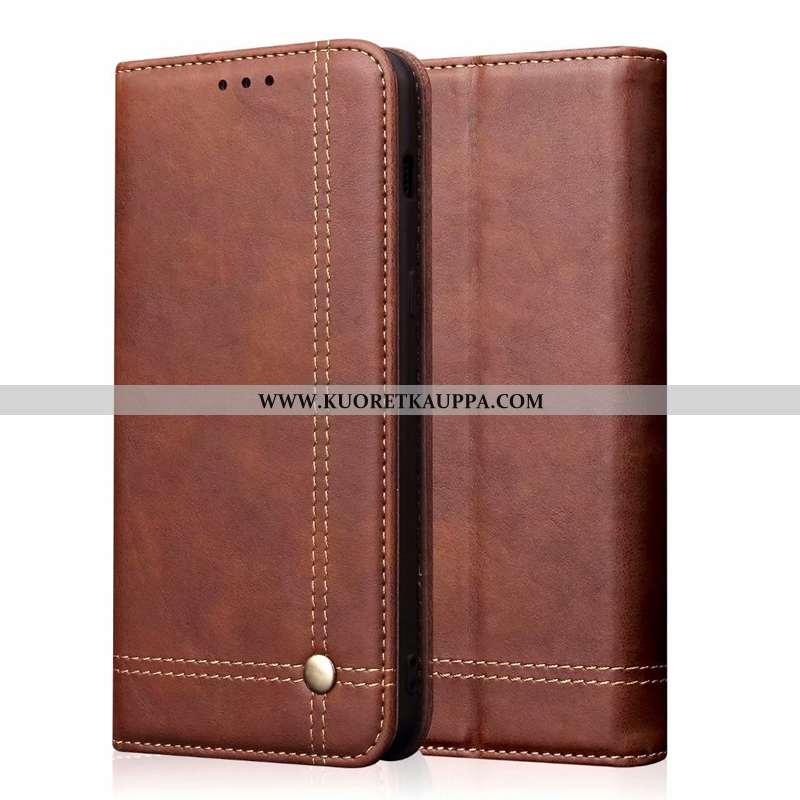 Kuori Samsung Galaxy A71, Kuoret Samsung Galaxy A71, Kotelo Samsung Galaxy A71 Aito Nahka Pehmeä Nes