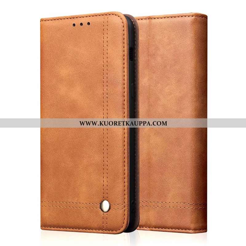 Kuori Samsung Galaxy A71, Kuoret Samsung Galaxy A71, Kotelo Samsung Galaxy A71 Aito Nahka Pehmeä Nes