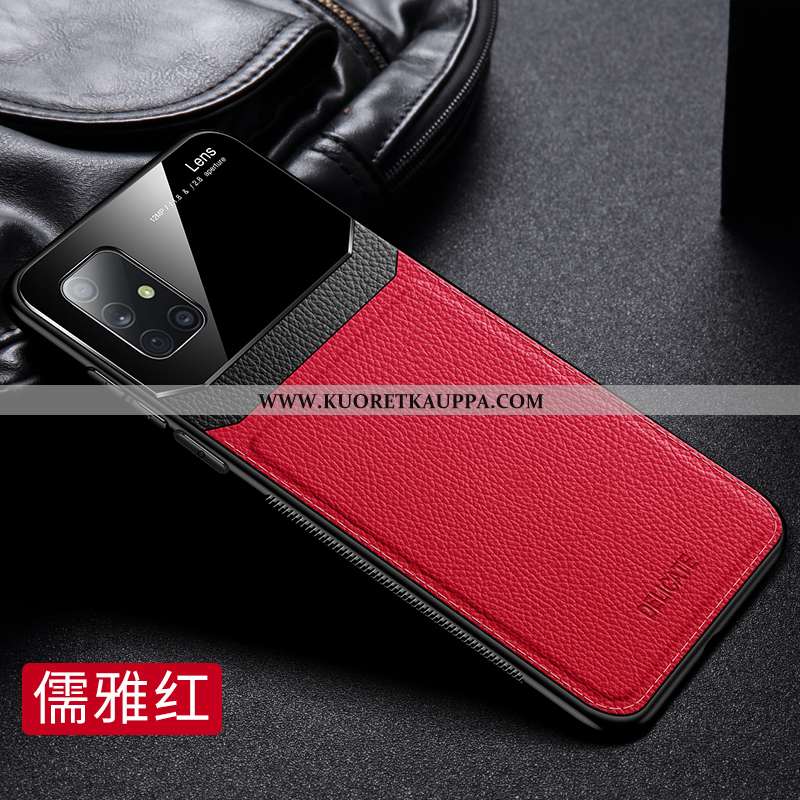 Kuori Samsung Galaxy A71, Kuoret Samsung Galaxy A71, Kotelo Samsung Galaxy A71 Kukkakuvio Nahka Liik