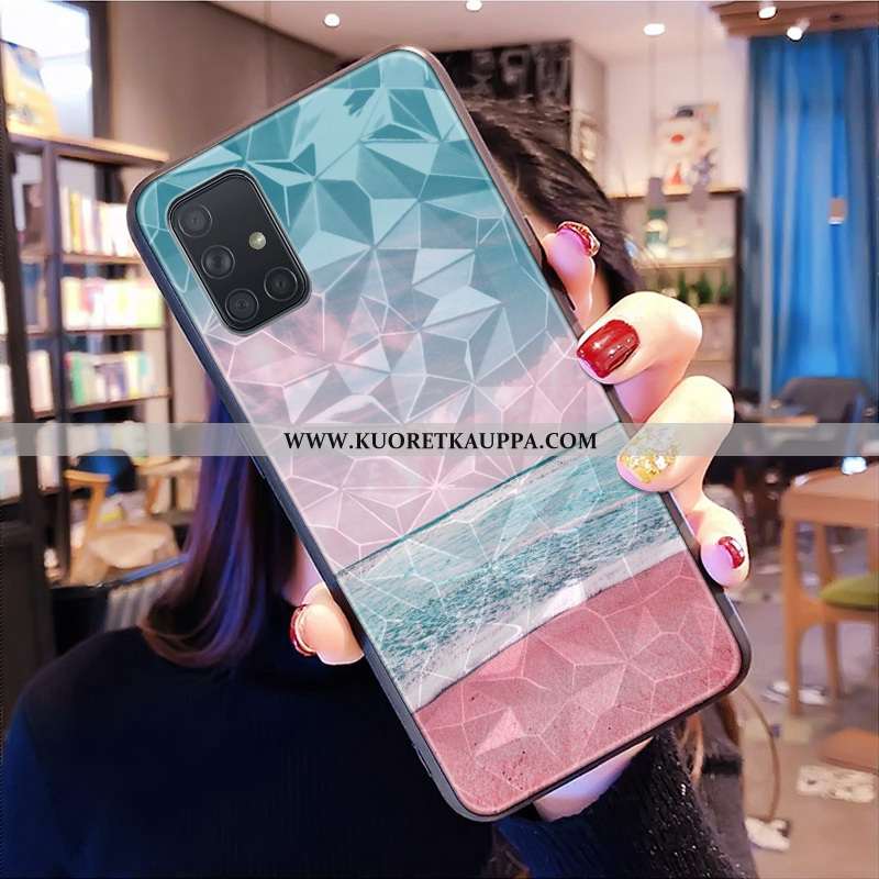 Kuori Samsung Galaxy A71, Kuoret Samsung Galaxy A71, Kotelo Samsung Galaxy A71 Kukkakuvio Puhelimen 