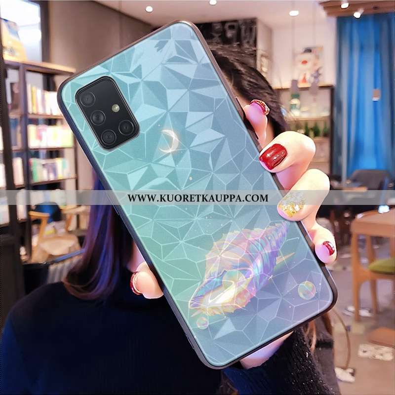 Kuori Samsung Galaxy A71, Kuoret Samsung Galaxy A71, Kotelo Samsung Galaxy A71 Kukkakuvio Puhelimen 