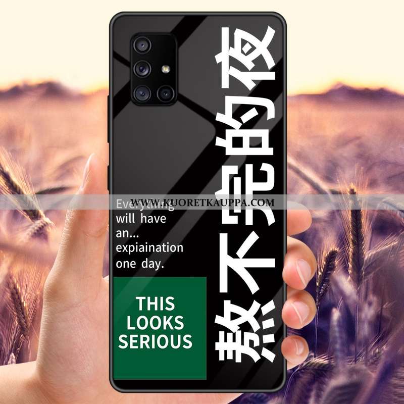 Kuori Samsung Galaxy A71, Kuoret Samsung Galaxy A71, Kotelo Samsung Galaxy A71 Lasi Karkaisu Yksinke