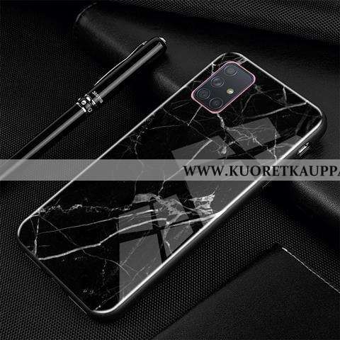 Kuori Samsung Galaxy A71, Kuoret Samsung Galaxy A71, Kotelo Samsung Galaxy A71 Luova Sarjakuva Lasi 
