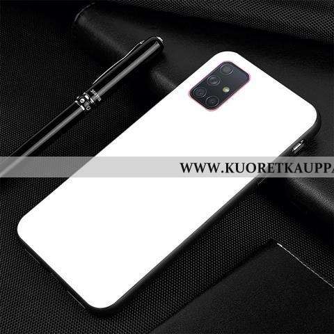 Kuori Samsung Galaxy A71, Kuoret Samsung Galaxy A71, Kotelo Samsung Galaxy A71 Luova Sarjakuva Lasi 