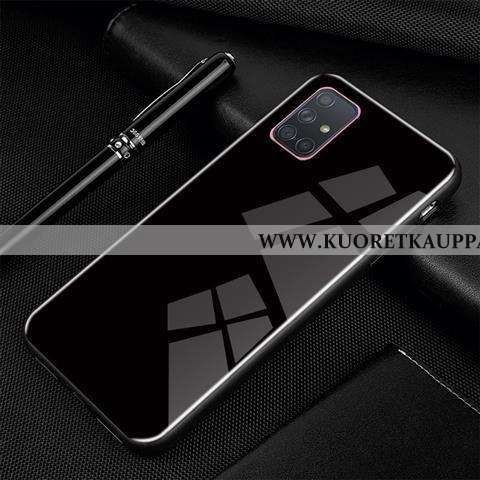 Kuori Samsung Galaxy A71, Kuoret Samsung Galaxy A71, Kotelo Samsung Galaxy A71 Luova Sarjakuva Lasi 