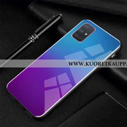 Kuori Samsung Galaxy A71, Kuoret Samsung Galaxy A71, Kotelo Samsung Galaxy A71 Luova Sarjakuva Lasi 