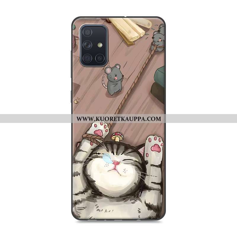 Kuori Samsung Galaxy A71, Kuoret Samsung Galaxy A71, Kotelo Samsung Galaxy A71 Luova Sarjakuva Puhel