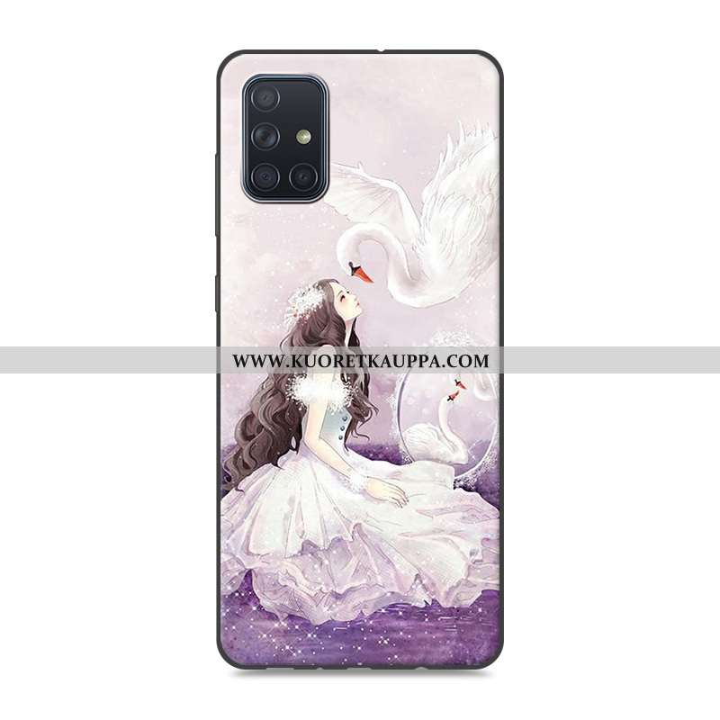 Kuori Samsung Galaxy A71, Kuoret Samsung Galaxy A71, Kotelo Samsung Galaxy A71 Luova Sarjakuva Puhel