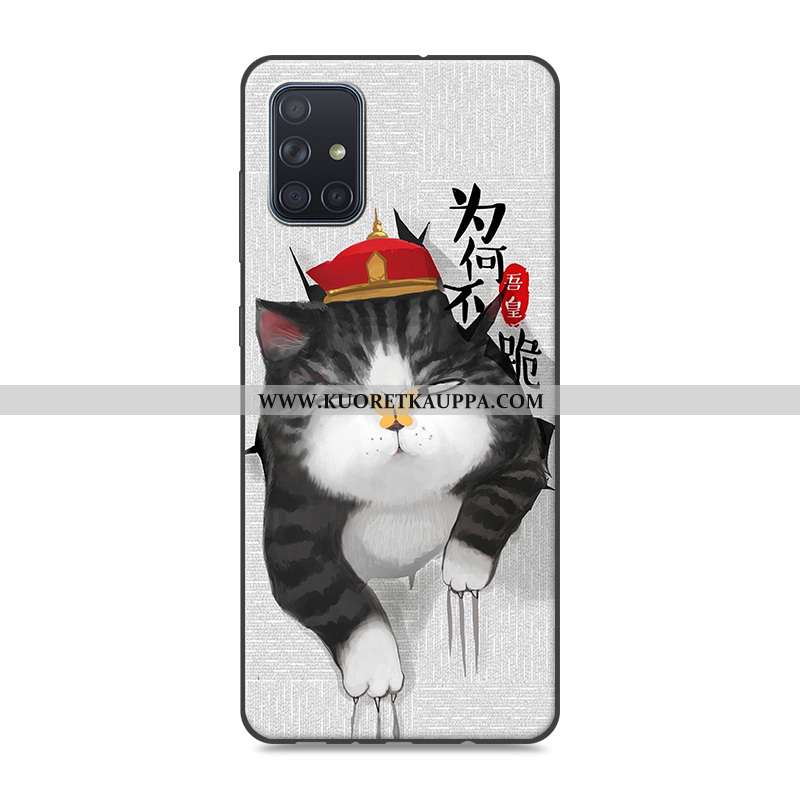 Kuori Samsung Galaxy A71, Kuoret Samsung Galaxy A71, Kotelo Samsung Galaxy A71 Luova Sarjakuva Puhel