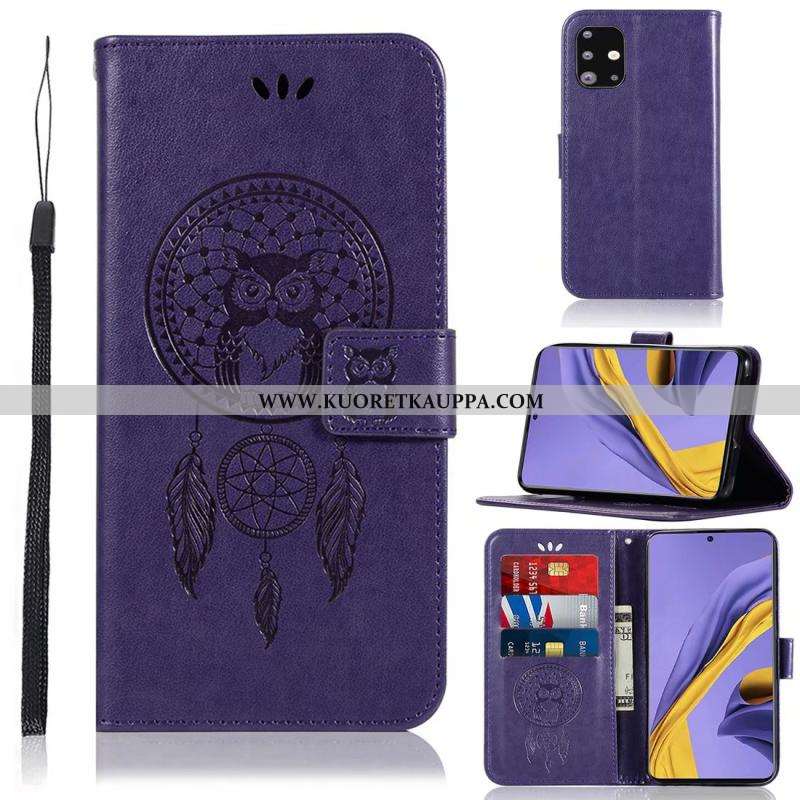 Kuori Samsung Galaxy A71, Kuoret Samsung Galaxy A71, Kotelo Samsung Galaxy A71 Nahkakuori Puhelimen 