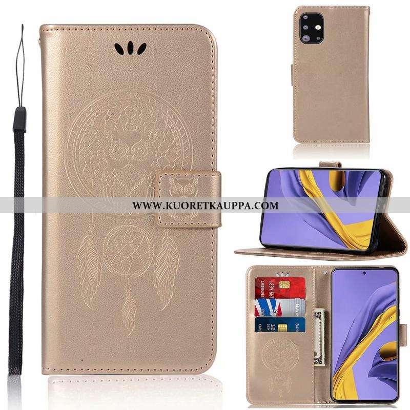 Kuori Samsung Galaxy A71, Kuoret Samsung Galaxy A71, Kotelo Samsung Galaxy A71 Nahkakuori Puhelimen 