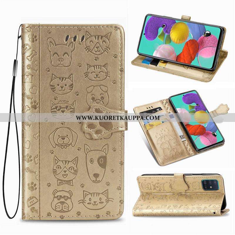 Kuori Samsung Galaxy A71, Kuoret Samsung Galaxy A71, Kotelo Samsung Galaxy A71 Nahkakuori Simpukka R