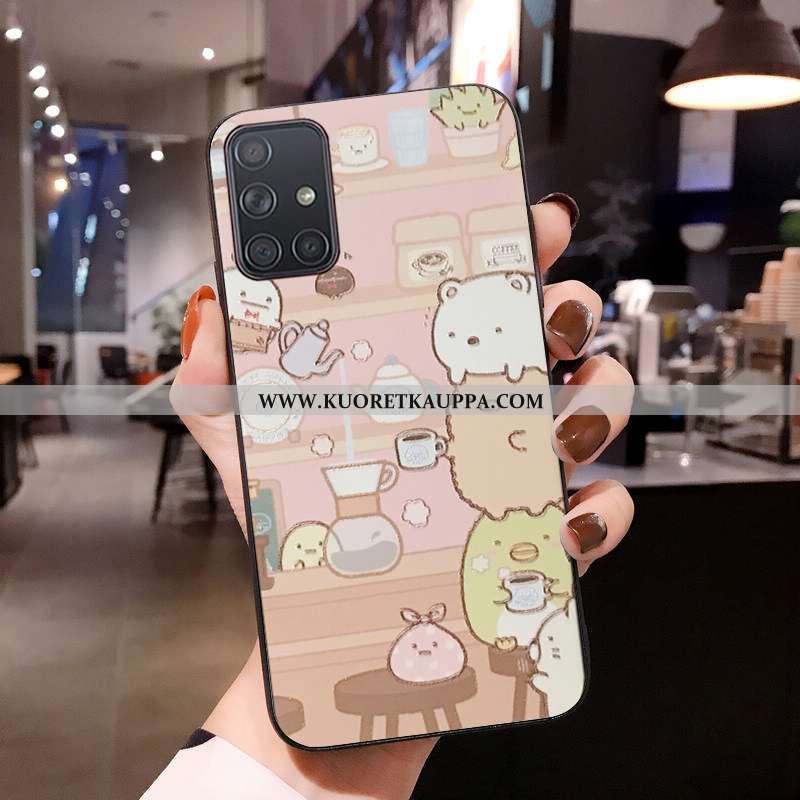 Kuori Samsung Galaxy A71, Kuoret Samsung Galaxy A71, Kotelo Samsung Galaxy A71 Pesty Suede Kohokuvio
