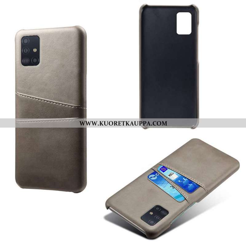 Kuori Samsung Galaxy A71, Kuoret Samsung Galaxy A71, Kotelo Samsung Galaxy A71 Suojaus Nahka Punaine