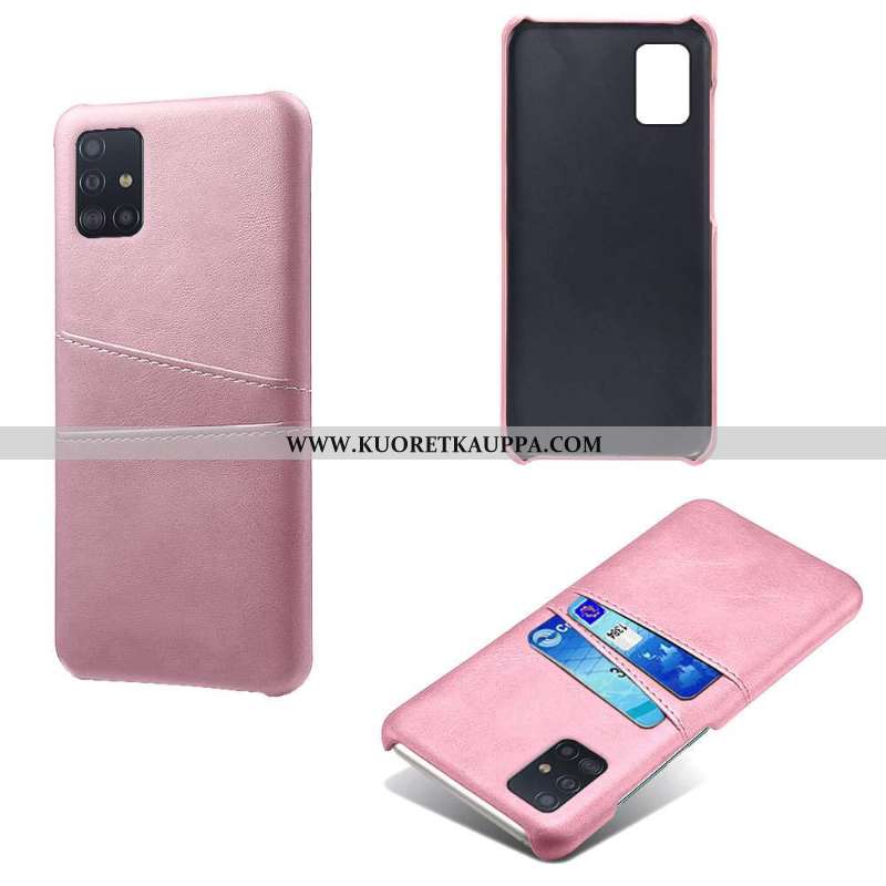 Kuori Samsung Galaxy A71, Kuoret Samsung Galaxy A71, Kotelo Samsung Galaxy A71 Suojaus Nahka Punaine