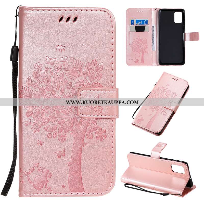 Kuori Samsung Galaxy A71, Kuoret Samsung Galaxy A71, Kotelo Samsung Galaxy A71 Suojaus Nahkakuori Tä