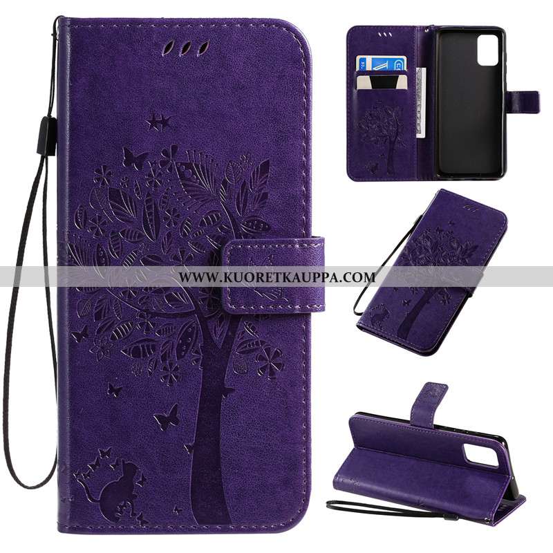 Kuori Samsung Galaxy A71, Kuoret Samsung Galaxy A71, Kotelo Samsung Galaxy A71 Suojaus Nahkakuori Tä