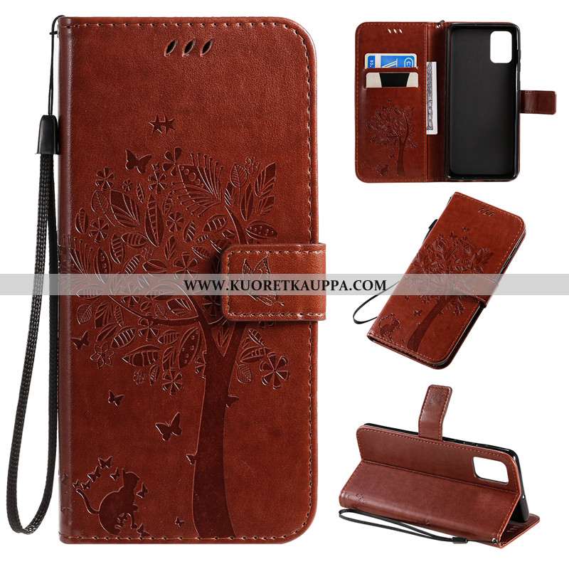 Kuori Samsung Galaxy A71, Kuoret Samsung Galaxy A71, Kotelo Samsung Galaxy A71 Suojaus Nahkakuori Tä