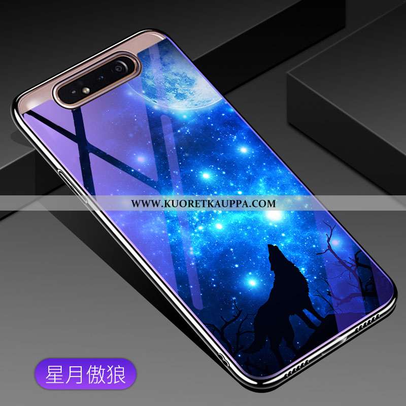 Kuori Samsung Galaxy A80, Kuoret Samsung Galaxy A80, Kotelo Samsung Galaxy A80 Lasi Suuntaus Suojaus