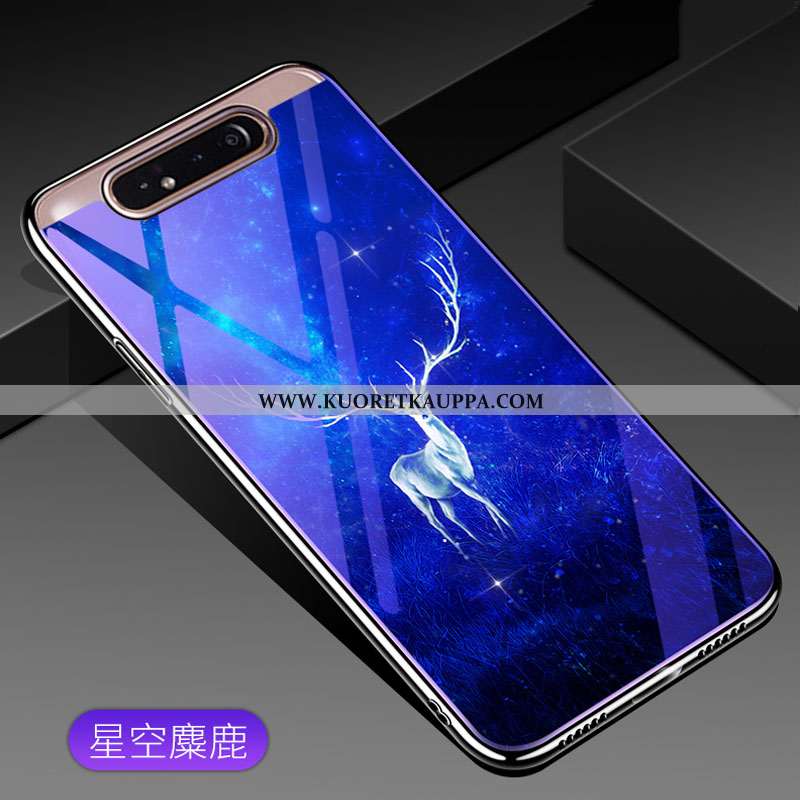 Kuori Samsung Galaxy A80, Kuoret Samsung Galaxy A80, Kotelo Samsung Galaxy A80 Lasi Suuntaus Suojaus