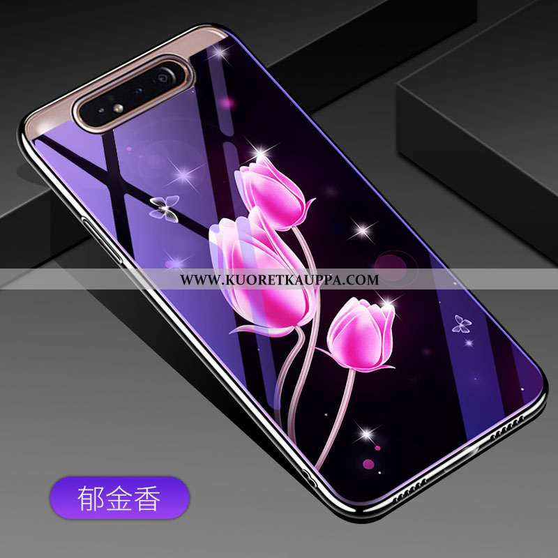 Kuori Samsung Galaxy A80, Kuoret Samsung Galaxy A80, Kotelo Samsung Galaxy A80 Lasi Suuntaus Suojaus