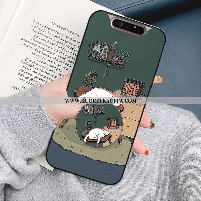 Kuori Samsung Galaxy A80, Kuoret Samsung Galaxy A80, Kotelo Samsung Galaxy A80 Luova Sarjakuva Puhel