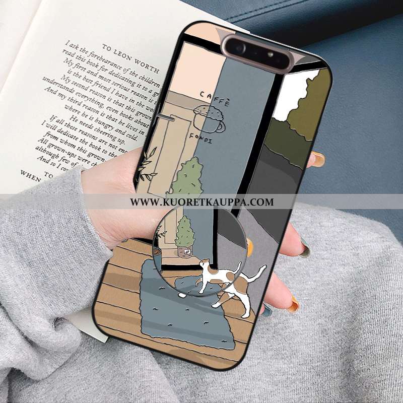Kuori Samsung Galaxy A80, Kuoret Samsung Galaxy A80, Kotelo Samsung Galaxy A80 Luova Sarjakuva Puhel
