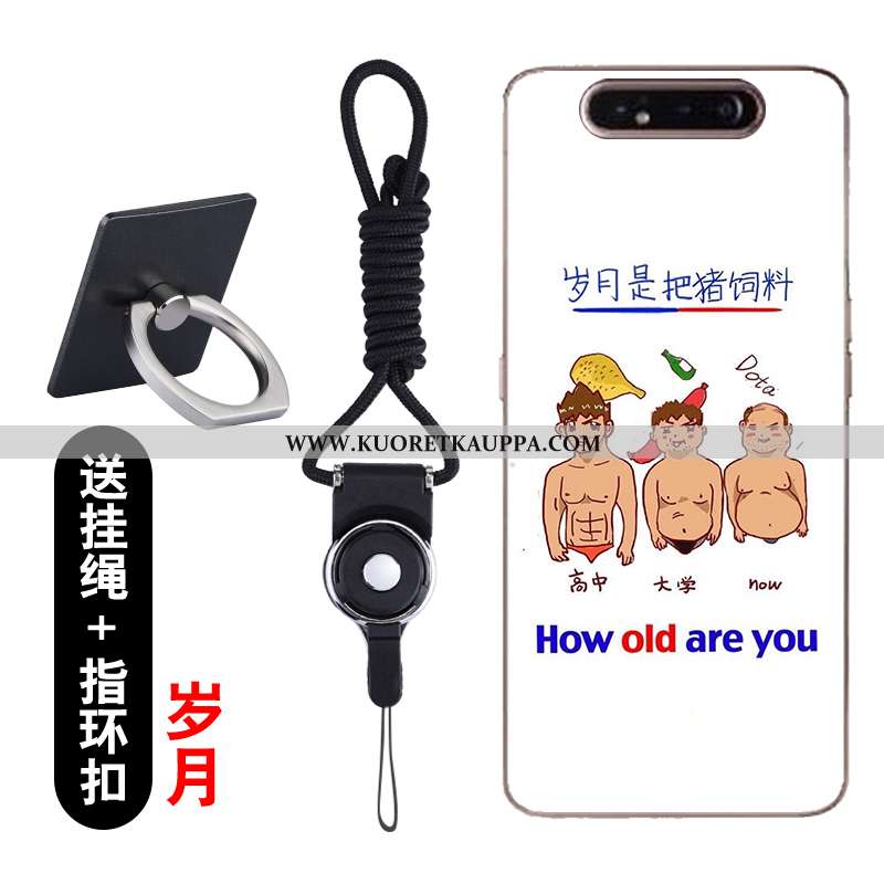 Kuori Samsung Galaxy A80, Kuoret Samsung Galaxy A80, Kotelo Samsung Galaxy A80 Läpinäkyvä Sarjakuva 