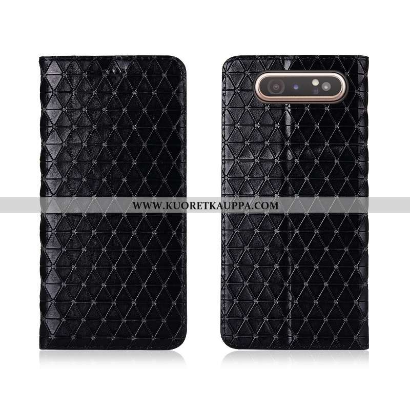 Kuori Samsung Galaxy A80, Kuoret Samsung Galaxy A80, Kotelo Samsung Galaxy A80 Nahkakuori Pesty Sued