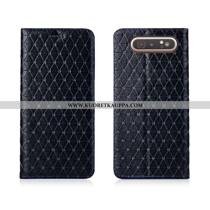Kuori Samsung Galaxy A80, Kuoret Samsung Galaxy A80, Kotelo Samsung Galaxy A80 Nahkakuori Pesty Sued