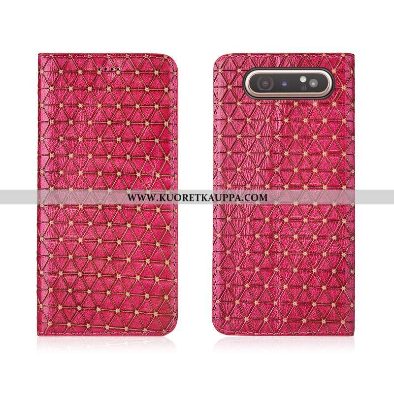 Kuori Samsung Galaxy A80, Kuoret Samsung Galaxy A80, Kotelo Samsung Galaxy A80 Nahkakuori Pesty Sued