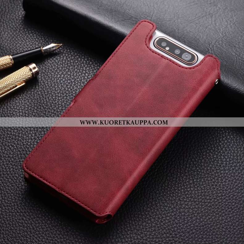 Kuori Samsung Galaxy A80, Kuoret Samsung Galaxy A80, Kotelo Samsung Galaxy A80 Nahkakuori Silikoni S