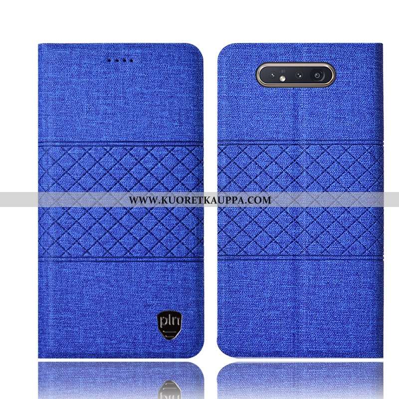 Kuori Samsung Galaxy A80, Kuoret Samsung Galaxy A80, Kotelo Samsung Galaxy A80 Nahkakuori Suojaus Tä