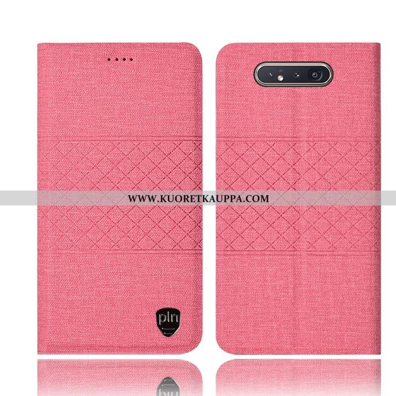 Kuori Samsung Galaxy A80, Kuoret Samsung Galaxy A80, Kotelo Samsung Galaxy A80 Nahkakuori Suojaus Tä