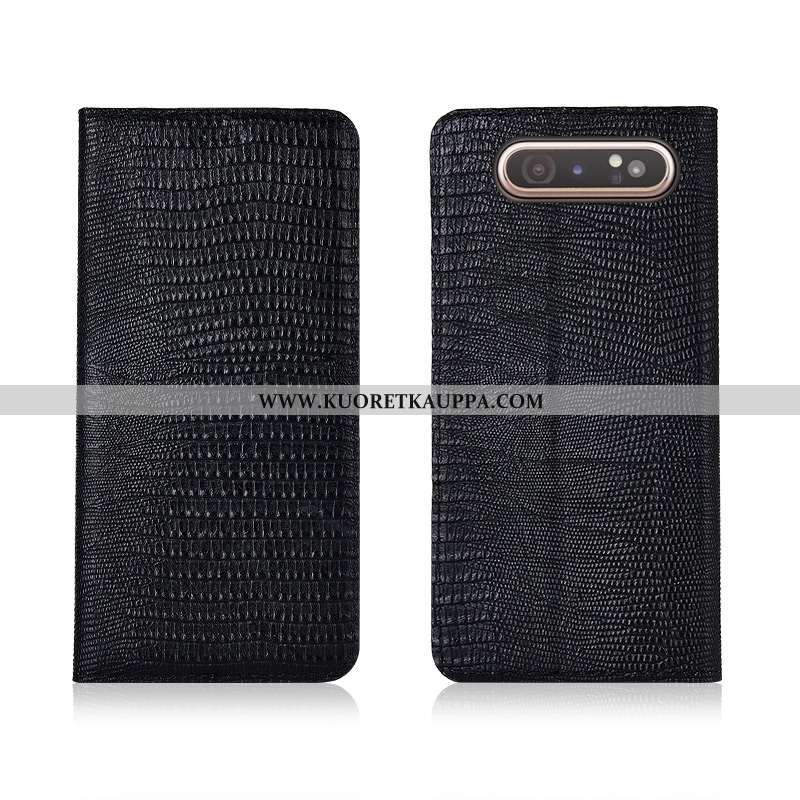 Kuori Samsung Galaxy A80, Kuoret Samsung Galaxy A80, Kotelo Samsung Galaxy A80 Pesty Suede Aito Nahk