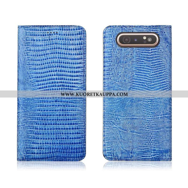 Kuori Samsung Galaxy A80, Kuoret Samsung Galaxy A80, Kotelo Samsung Galaxy A80 Pesty Suede Aito Nahk
