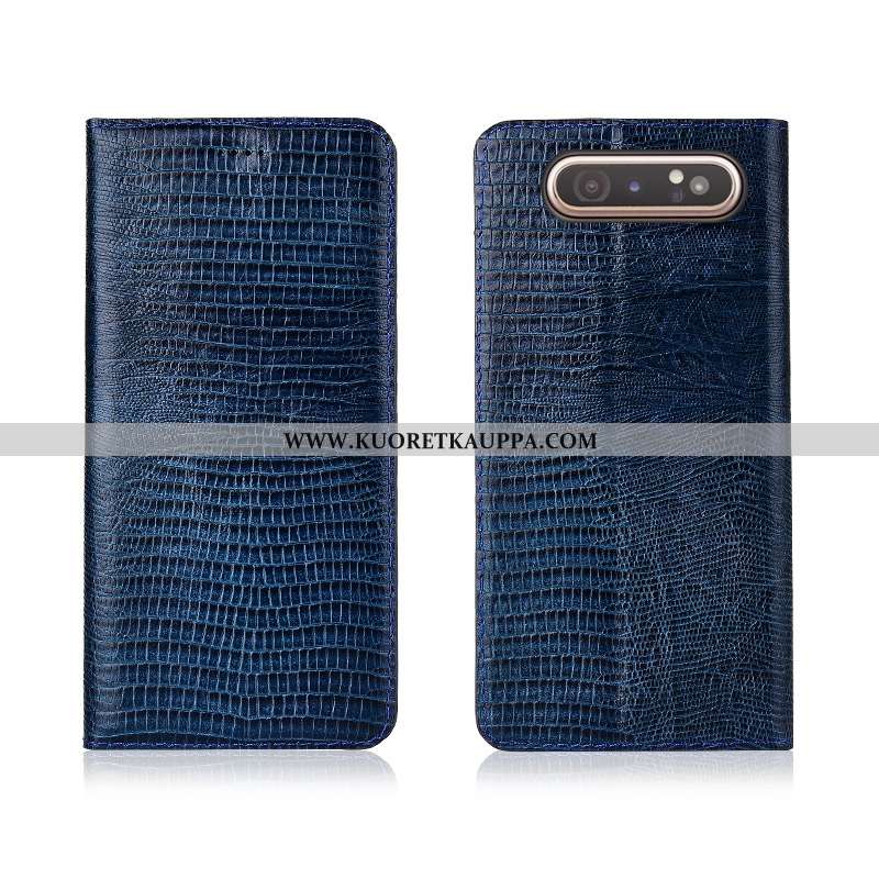 Kuori Samsung Galaxy A80, Kuoret Samsung Galaxy A80, Kotelo Samsung Galaxy A80 Pesty Suede Aito Nahk