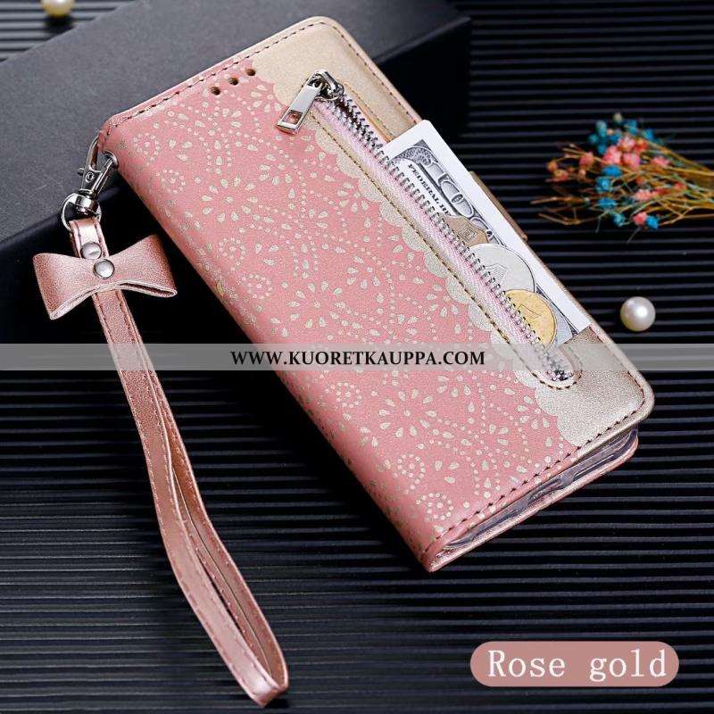 Kuori Samsung Galaxy A80, Kuoret Samsung Galaxy A80, Kotelo Samsung Galaxy A80 Pitsi Nahkakuori Kukk