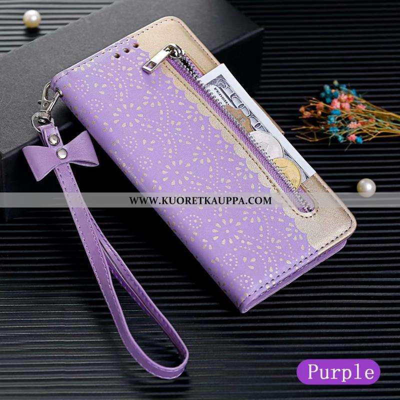 Kuori Samsung Galaxy A80, Kuoret Samsung Galaxy A80, Kotelo Samsung Galaxy A80 Pitsi Nahkakuori Kukk