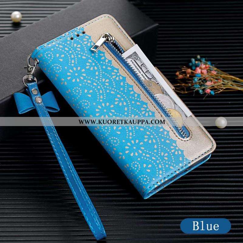 Kuori Samsung Galaxy A80, Kuoret Samsung Galaxy A80, Kotelo Samsung Galaxy A80 Pitsi Nahkakuori Kukk