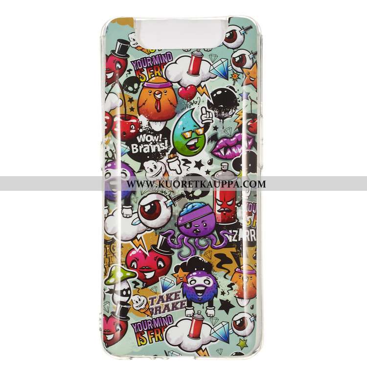 Kuori Samsung Galaxy A80, Kuoret Samsung Galaxy A80, Kotelo Samsung Galaxy A80 Sarjakuva Ripustettav